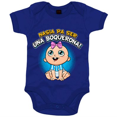 Body bebé nacida para ser una Boquerona Málaga fútbol