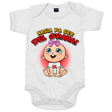 Body bebé nacida para ser del Graná para aficionada al fútbol de Granada