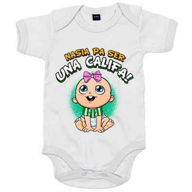 Body bebé nacida para ser una Califa para aficionada al fútbol de Córdoba