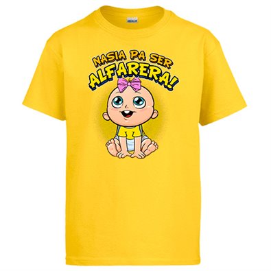 Camiseta nacida para ser Alfarera para aficionada al fútbol de Alcorcón