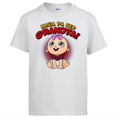 Camiseta nacida para ser Granota para aficionada al fútbol