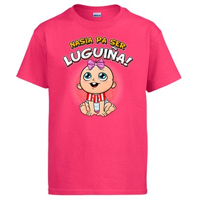 Camiseta nacida para ser Luguiña para aficionada al fútbol de Lugo
