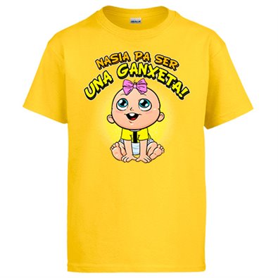 Camiseta nacida para ser una Ganxeta para aficionada al fútbol de Reus