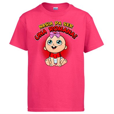 Camiseta nacida para ser una Romana para aficionada al fútbol de Tarragona