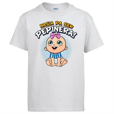 Camiseta nacida para ser Pepinera para aficionada al fútbol de Leganés