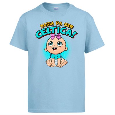 Camiseta nacida para ser Céltica para aficionada al fútbol de Vigo