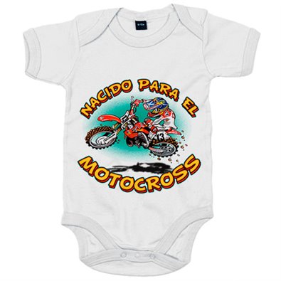 Body bebé nacido para el Motocross