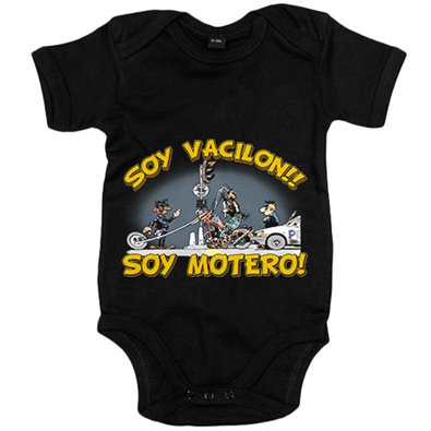 Body bebé Soy vacilón soy motero