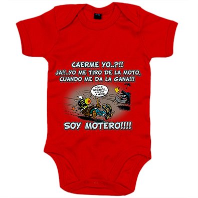 Body bebé yo me tiro de la moto cuando me da la gana soy motero