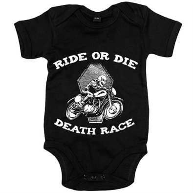 Body bebé Ride Or Die Death Race para moteros