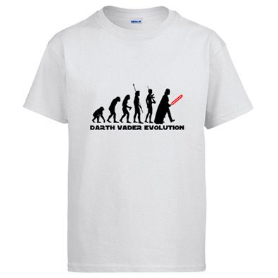 Camiseta ilustración Darth Vader Evolution