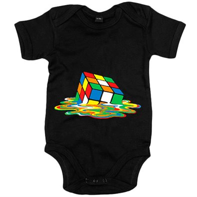 Body bebé Cubo de Rubik derretido
