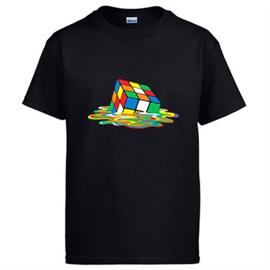 Camiseta Cubo de Rubik derretido