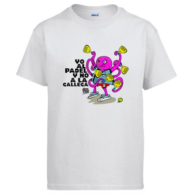 Camiseta yo al padel y no a la gallega