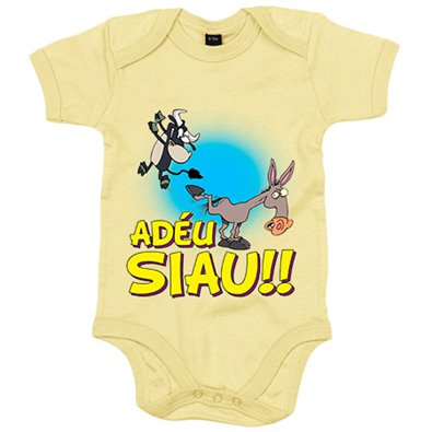 Body bebé Burru català adèu siau