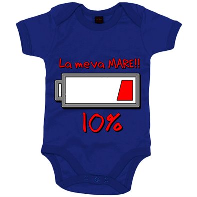 Body bebé La meva mare bateria esgotada