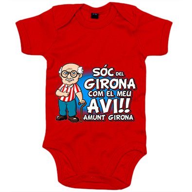 Body bebé Sóc del Girona com el meu avi amunt Girona
