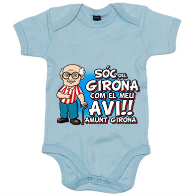 Body bebé Sóc del Girona com el meu avi amunt Girona
