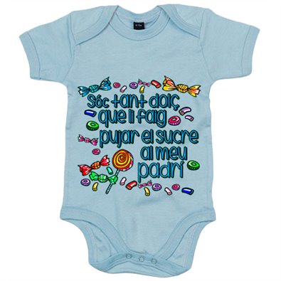 Body bebé Sóc tan dolç que li faig pujar el sucre al padrí