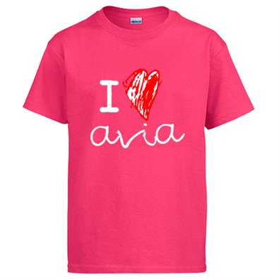 Camiseta I Love avia