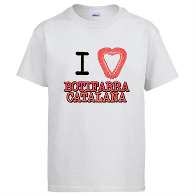 Camiseta I Love botifarra Catalana català