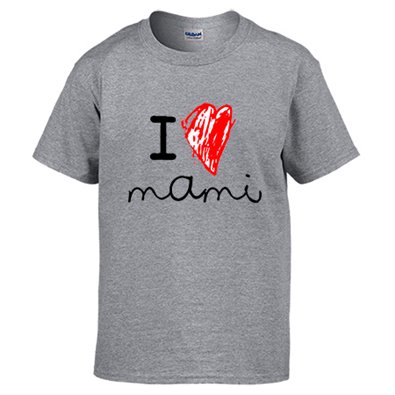 Camiseta I Love mami