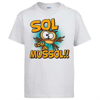 Camiseta Sol com un mussol