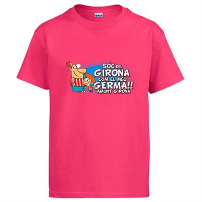 Camiseta Sóc del Girona com el meu germà amunt Girona