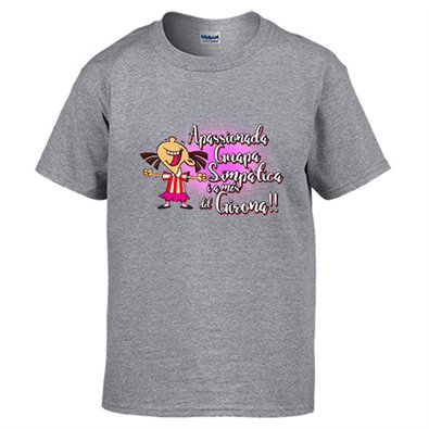 Camiseta Apassionada guapa simpàtica i a més del Girona