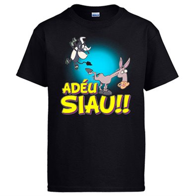 Camiseta Burru català adèu siau