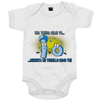 Body bebé una tuerca como tu necesita un tornillo como yo frase amor