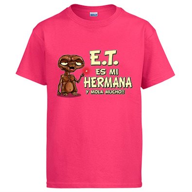 Camiseta esta es mi hermana y mola mucho parodia friki extraterrestre