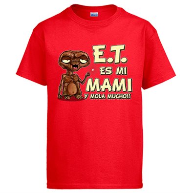 Camiseta esta es mi madre y mola mucho parodia friki extraterrestre