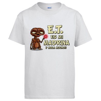 Camiseta esta es mi madrina y mola mucho parodia friki extraterrestre
