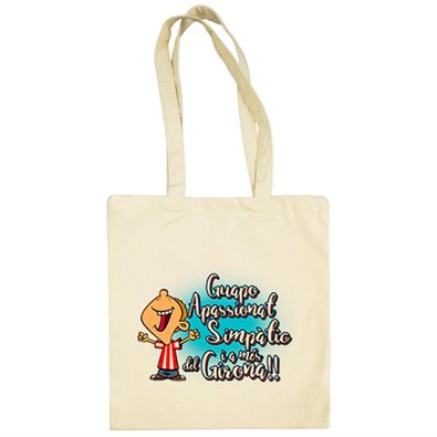 Bolsa de tela Apassionat simpàtic i a mès del Girona