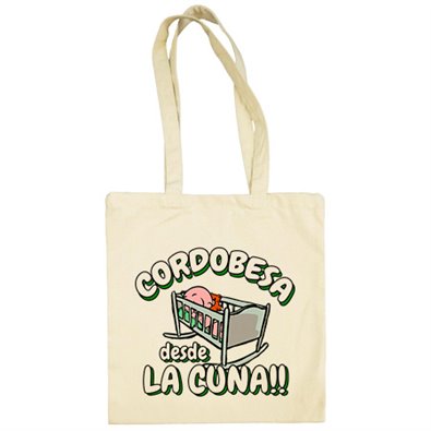 Bolsa de tela Cordobesa desde la cuna Córdoba fútbol