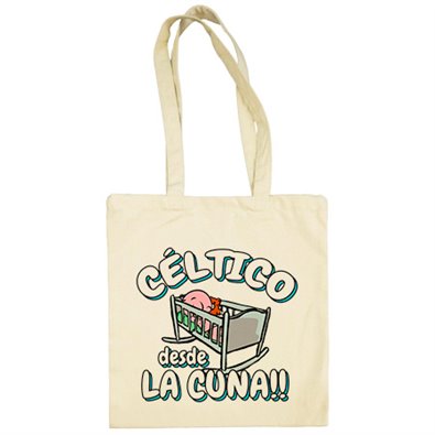 Bolsa de tela Céltico desde la cuna Celta Vigo fútbol