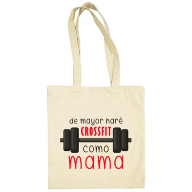 Bolsa de tela De mayor haré Crossfit como mamá