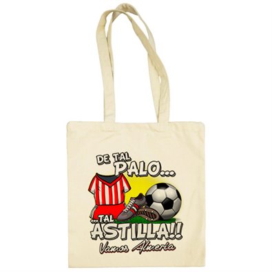 Bolsa de tela De tal palo tal astilla Almería fútbol
