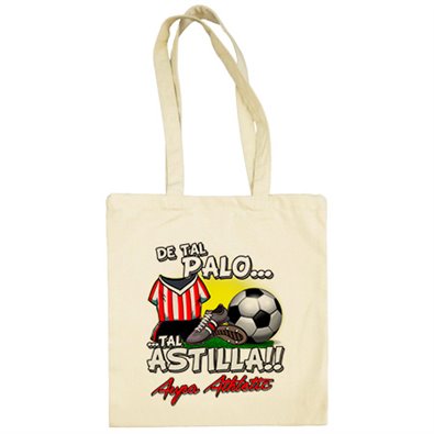 Bolsa de tela De tal palo tal astilla Athletic fútbol Bilbao