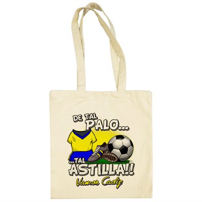 Bolsa de tela De tal palo tal astilla Cádiz fútbol