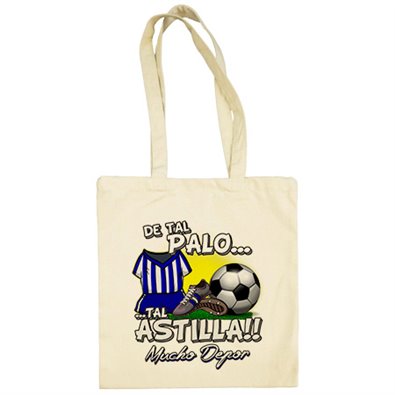 Bolsa de tela De tal palo tal astilla Depor fútbol