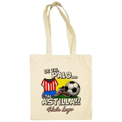 Bolsa de tela de tal palo tal astilla Lugo fútbol