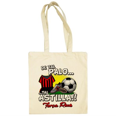 Bolsa de tela de tal palo tal astilla Reus fútbol