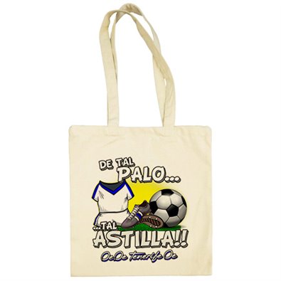 Bolsa de tela de tal palo tal astilla Tenerife fútbol