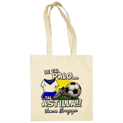 Bolsa de tela De tal palo tal astilla Zaragoza fútbol