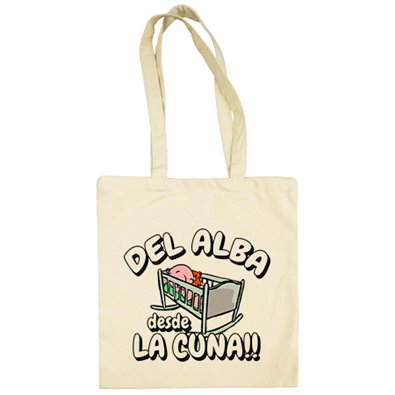 Bolsa de tela del Alba desde la cuna Albacete fútbol