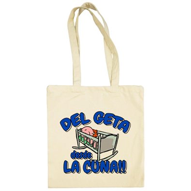 Bolsa de tela del Geta desde la cuna Getafe fútbol