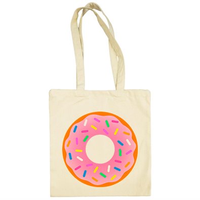 Bolsa de tela Donut Homer