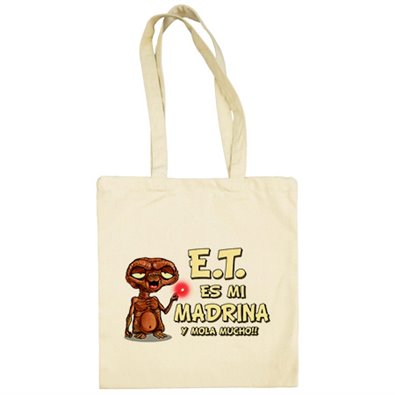 Bolsa de tela E.T. esta es mi madrina y mola mucho ET El Extraterrestre